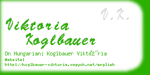 viktoria koglbauer business card